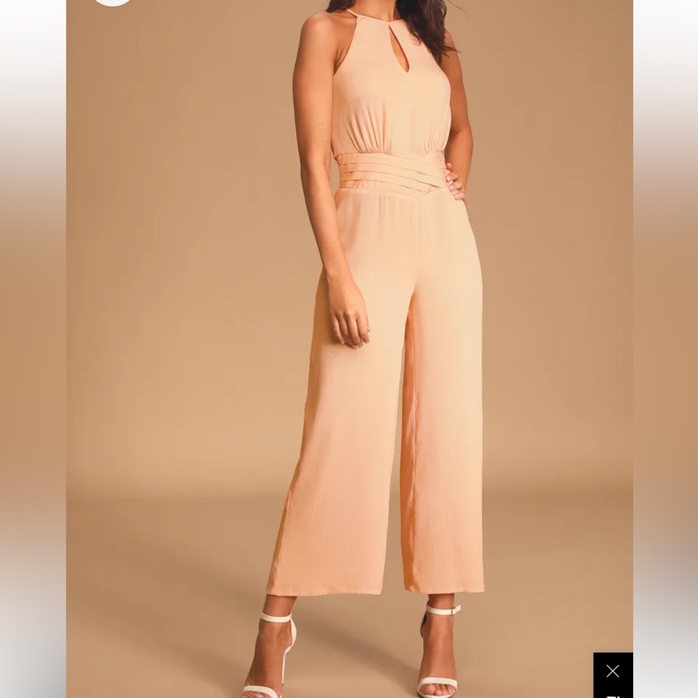 Ali‎ & Jay Beachcomber Wide LegJumpsuit, Peach Size Small